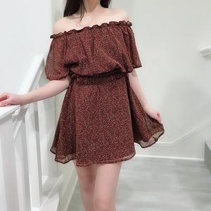 Vintage Floral Print Dress